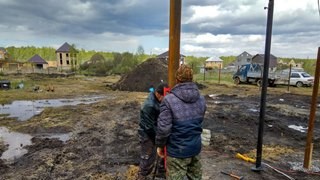 Заказать монтаж винтовых свай в Северск - цена под ключ с доставкой от 1858 шт